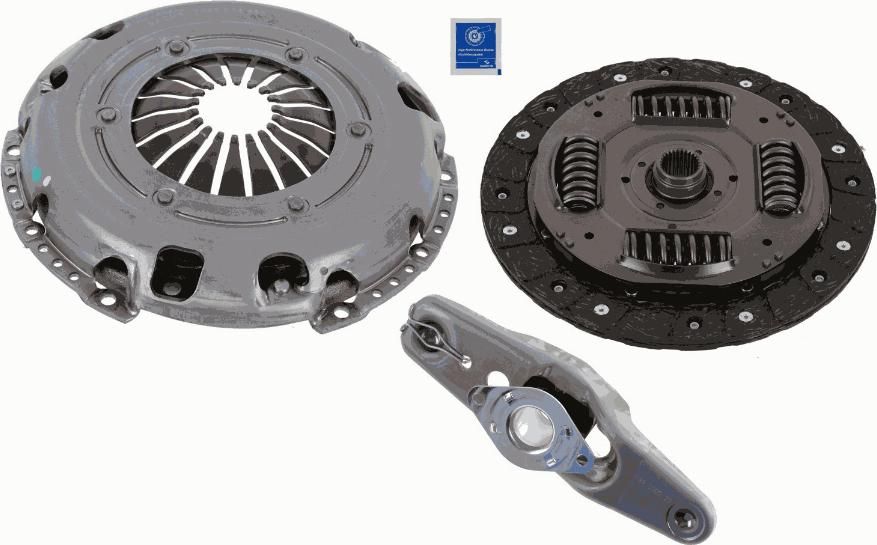 SACHS 3000 951 575 - Kit d'embrayage cwaw.fr