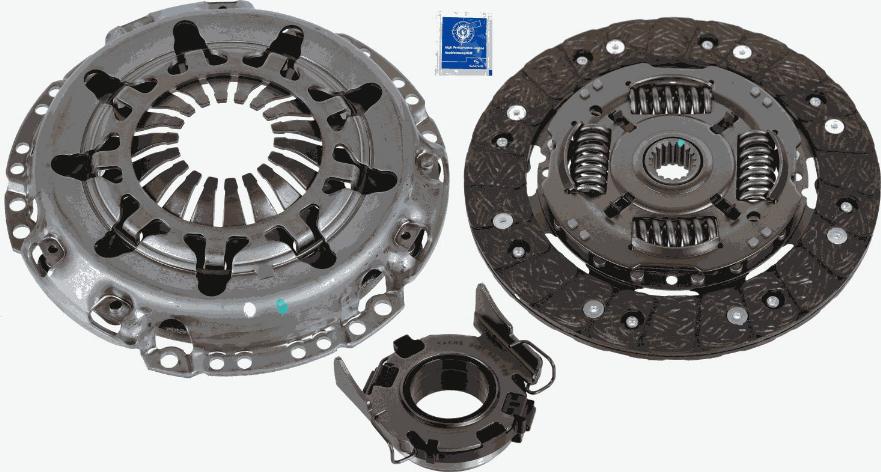 SACHS 3000 951 602 - Kit d'embrayage cwaw.fr