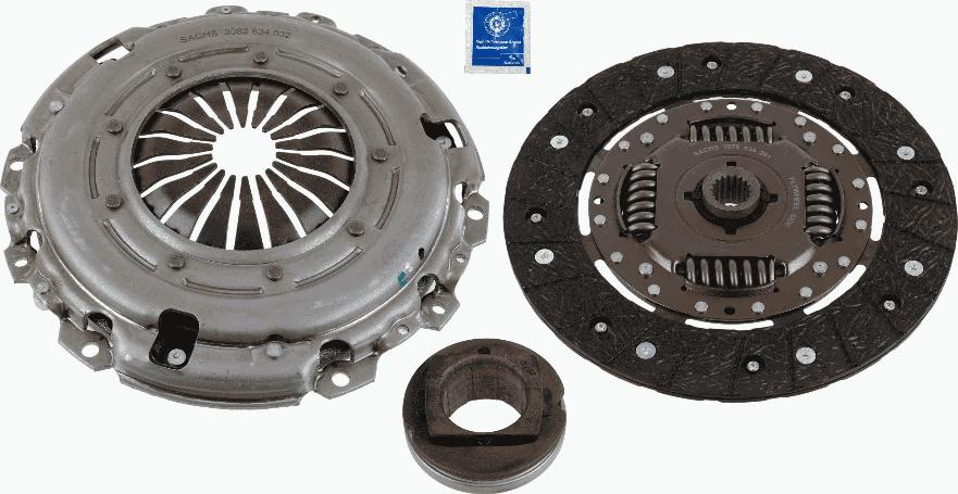 SACHS 3000 951 619 - Kit d'embrayage cwaw.fr