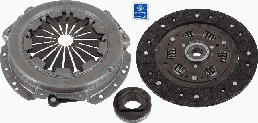 SACHS 3000 951 638 - Kit d'embrayage cwaw.fr