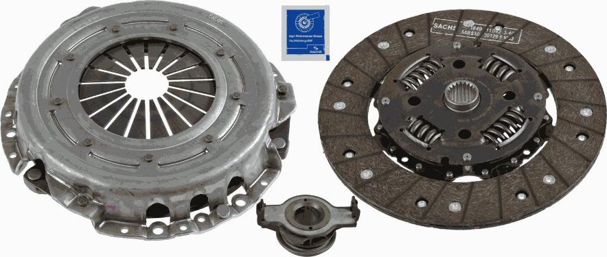 SACHS 3000 951 089 - Kit d'embrayage cwaw.fr