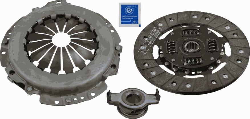 SACHS 3000 951 072 - Kit d'embrayage cwaw.fr