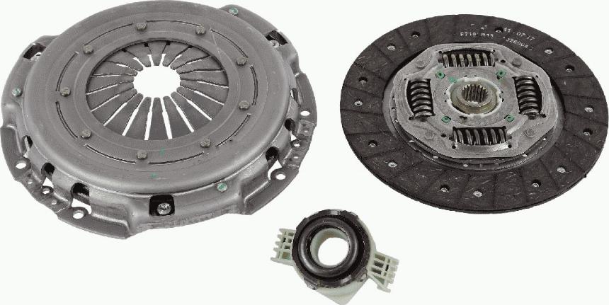 SACHS 3000951278 - Kit d'embrayage cwaw.fr