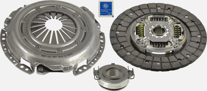 SACHS 3 000 951 744 - Kit d'embrayage cwaw.fr