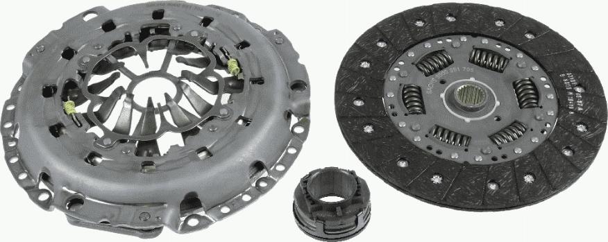 SACHS 3 000 951 705 - Kit d'embrayage cwaw.fr