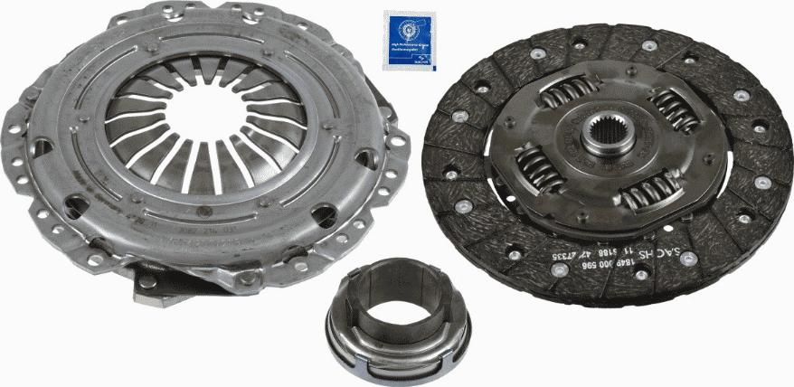 SACHS 3 000 494 001 - Kit d'embrayage cwaw.fr