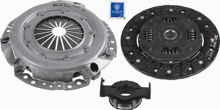 SACHS 3 000 108 002 - Kit d'embrayage cwaw.fr