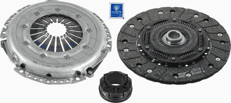 SACHS 3000 846 101 - Kit d'embrayage cwaw.fr