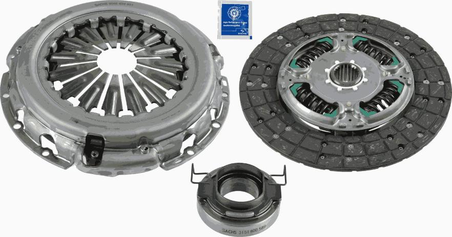 SACHS 3000 854 501 - Kit d'embrayage cwaw.fr