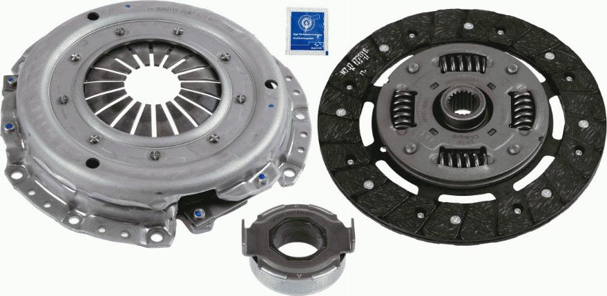 SACHS 3000 809 001 - Kit d'embrayage cwaw.fr