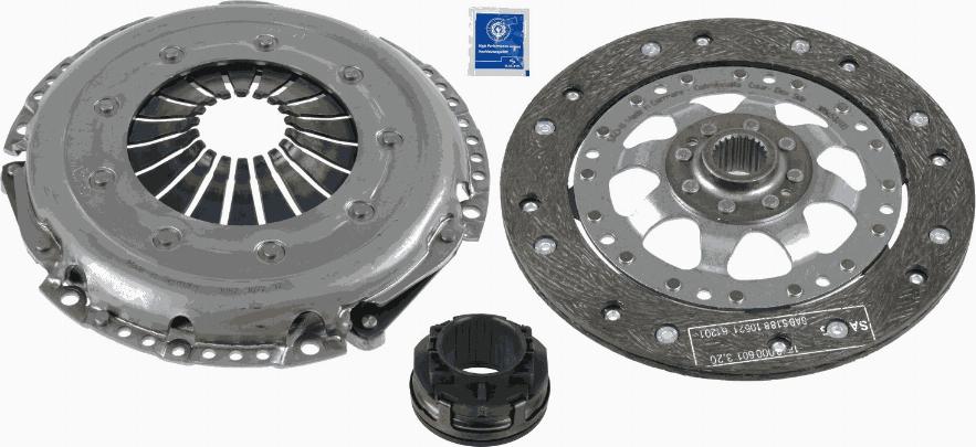 SACHS 3000 839 801 - Kit d'embrayage cwaw.fr