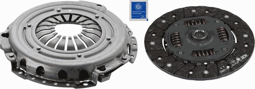 SACHS 3 000 836 101 - Kit d'embrayage cwaw.fr