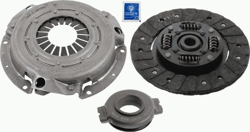 SACHS 3000 825 901 - Kit d'embrayage cwaw.fr