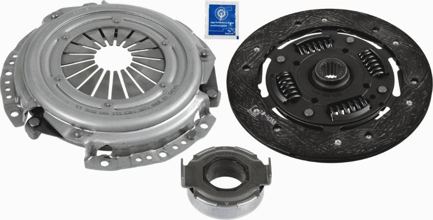 SACHS 3000 368 001 - Kit d'embrayage cwaw.fr