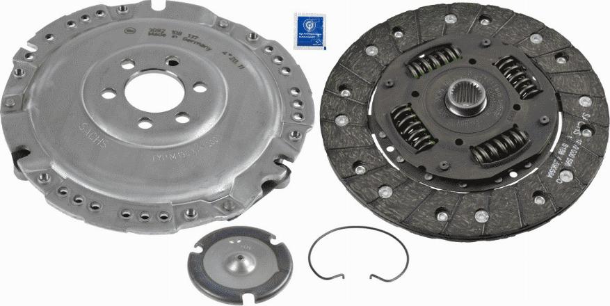 SACHS 3 000 287 002 - Kit d'embrayage cwaw.fr