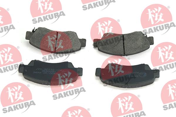 SAKURA 600-40-6696 - Kit de plaquettes de frein, frein à disque cwaw.fr