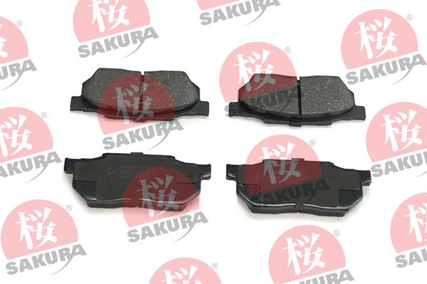 SAKURA 600-40-6660 - Kit de plaquettes de frein, frein à disque cwaw.fr