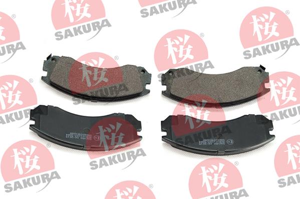 SAKURA 600-50-4280 - Kit de plaquettes de frein, frein à disque cwaw.fr