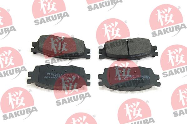 SAKURA 600-05-4603 - Kit de plaquettes de frein, frein à disque cwaw.fr