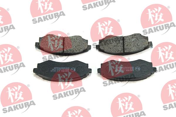 SAKURA 600-05-4620 - Kit de plaquettes de frein, frein à disque cwaw.fr