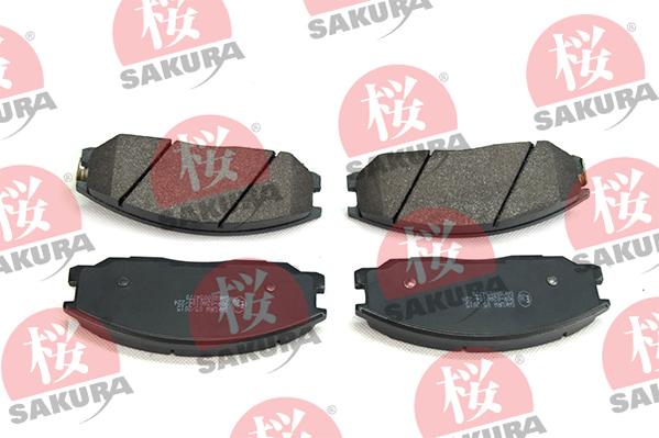 SAKURA 600-05-4770 - Kit de plaquettes de frein, frein à disque cwaw.fr