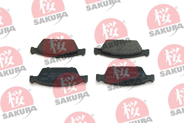 SAKURA 600-00-8320 - Kit de plaquettes de frein, frein à disque cwaw.fr