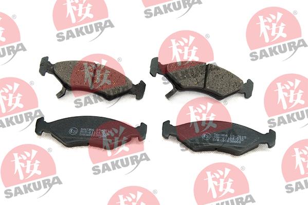 SAKURA 600-03-8800 - Kit de plaquettes de frein, frein à disque cwaw.fr