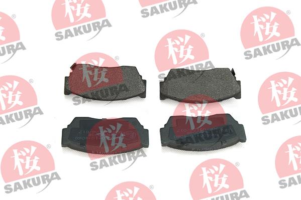 SAKURA 600-10-4060 - Kit de plaquettes de frein, frein à disque cwaw.fr