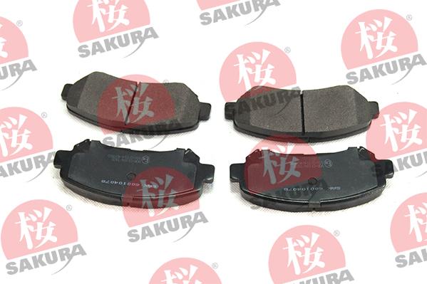 SAKURA 600-10-4078 - Kit de plaquettes de frein, frein à disque cwaw.fr