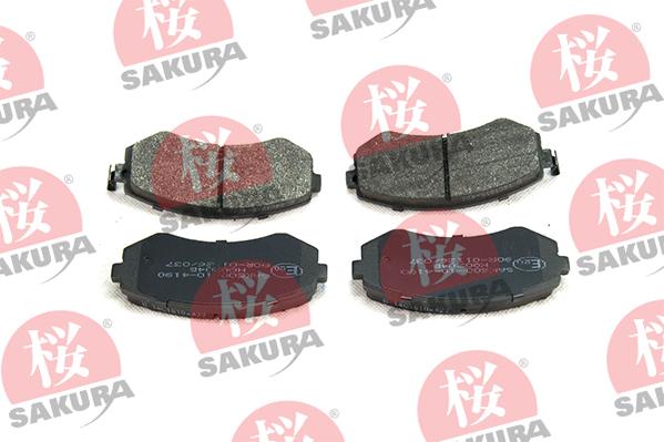 SAKURA 600-10-4190 - Kit de plaquettes de frein, frein à disque cwaw.fr