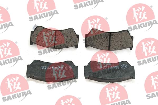 SAKURA 600-10-4185 - Kit de plaquettes de frein, frein à disque cwaw.fr