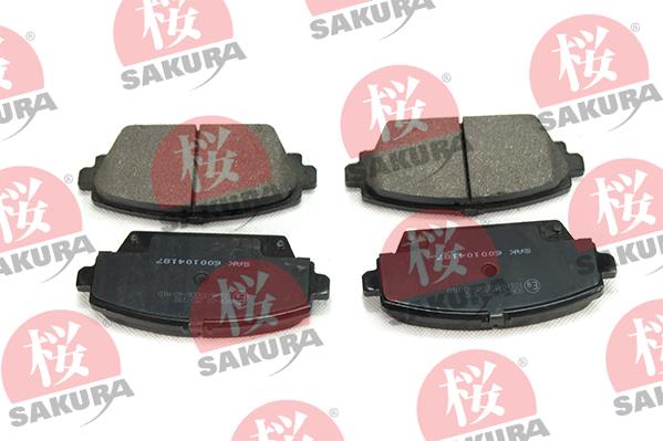 SAKURA 600-10-4187 - Kit de plaquettes de frein, frein à disque cwaw.fr