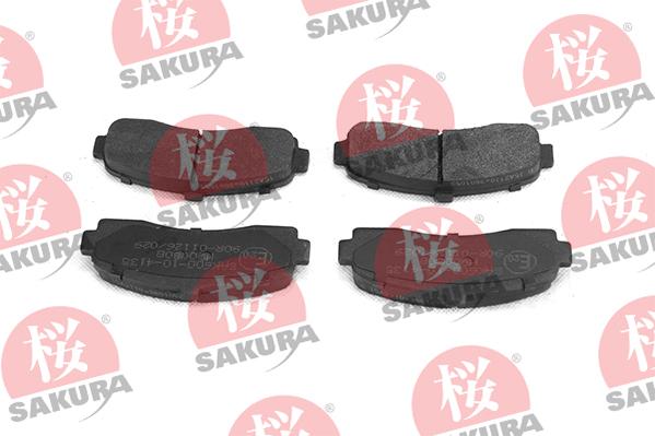 SAKURA 600-10-4135 - Kit de plaquettes de frein, frein à disque cwaw.fr