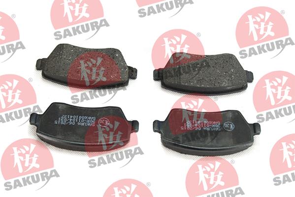 SAKURA 600-10-4137 - Kit de plaquettes de frein, frein à disque cwaw.fr