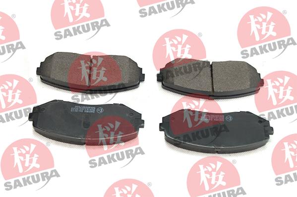 SAKURA 600-80-7066 - Kit de plaquettes de frein, frein à disque cwaw.fr