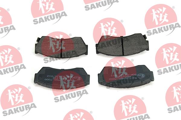 SAKURA 600-80-7000 - Kit de plaquettes de frein, frein à disque cwaw.fr