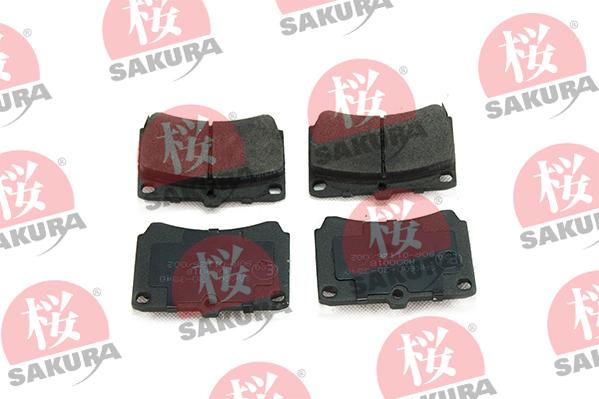 SAKURA 600-30-3540 - Kit de plaquettes de frein, frein à disque cwaw.fr