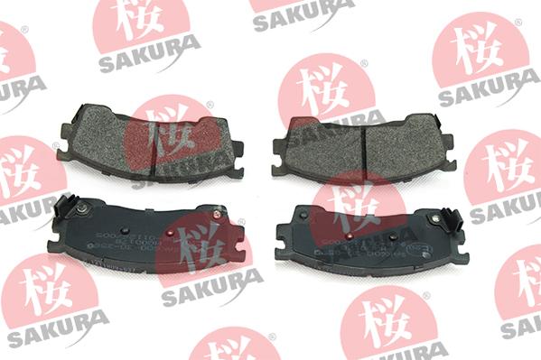 SAKURA 600-30-3580 - Kit de plaquettes de frein, frein à disque cwaw.fr