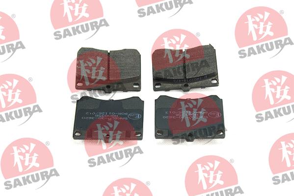 SAKURA 600-30-3620 - Kit de plaquettes de frein, frein à disque cwaw.fr