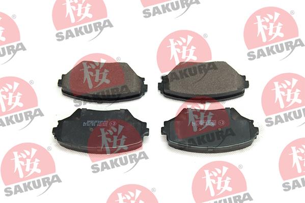 SAKURA 600-20-3995 - Kit de plaquettes de frein, frein à disque cwaw.fr