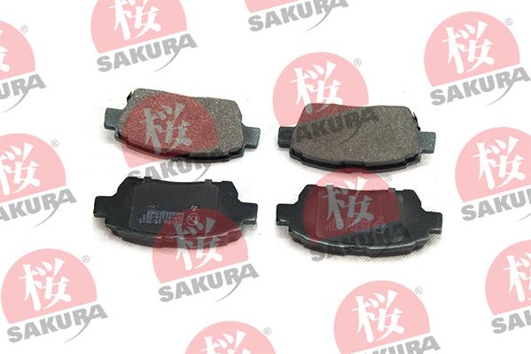 SAKURA 600-20-3965 - Kit de plaquettes de frein, frein à disque cwaw.fr