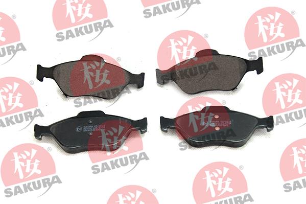 SAKURA 600-20-3961 - Kit de plaquettes de frein, frein à disque cwaw.fr