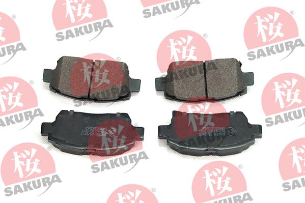 SAKURA 600-20-3963 - Kit de plaquettes de frein, frein à disque cwaw.fr