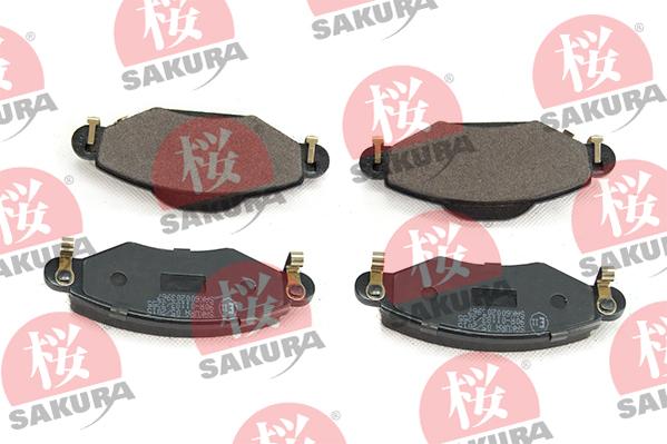 SAKURA 600-20-3967 - Kit de plaquettes de frein, frein à disque cwaw.fr