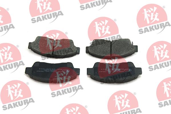 SAKURA 600-20-3840 - Kit de plaquettes de frein, frein à disque cwaw.fr