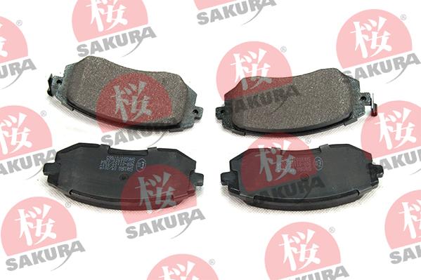 SAKURA 600-70-7665 - Kit de plaquettes de frein, frein à disque cwaw.fr