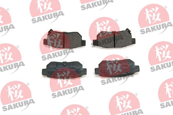 SAKURA 601-40-6620 - Kit de plaquettes de frein, frein à disque cwaw.fr