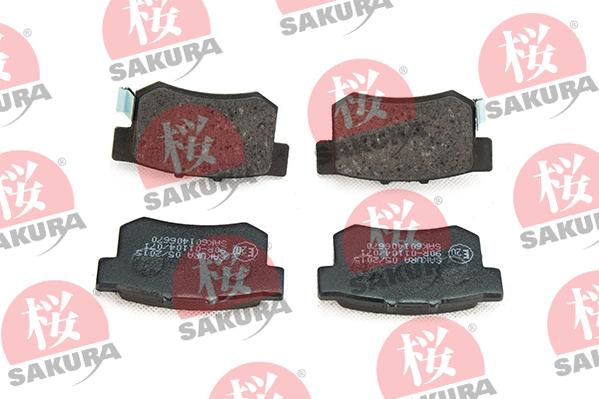 SAKURA 601-40-6670 - Kit de plaquettes de frein, frein à disque cwaw.fr