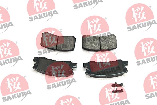 SAKURA 601-50-4280 - Kit de plaquettes de frein, frein à disque cwaw.fr