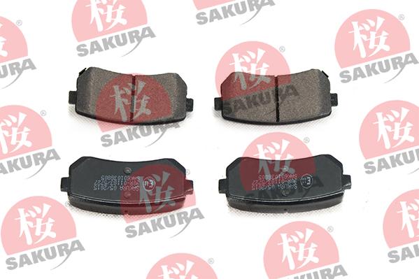 SAKURA 601-03-8805 - Kit de plaquettes de frein, frein à disque cwaw.fr